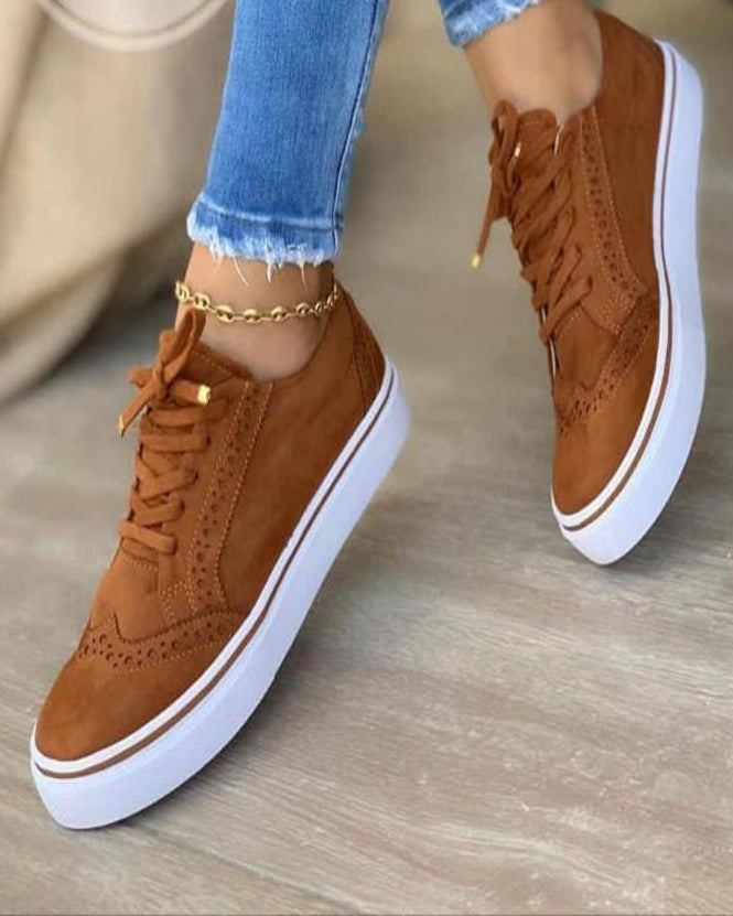 Chaussure à bout rond en viscose