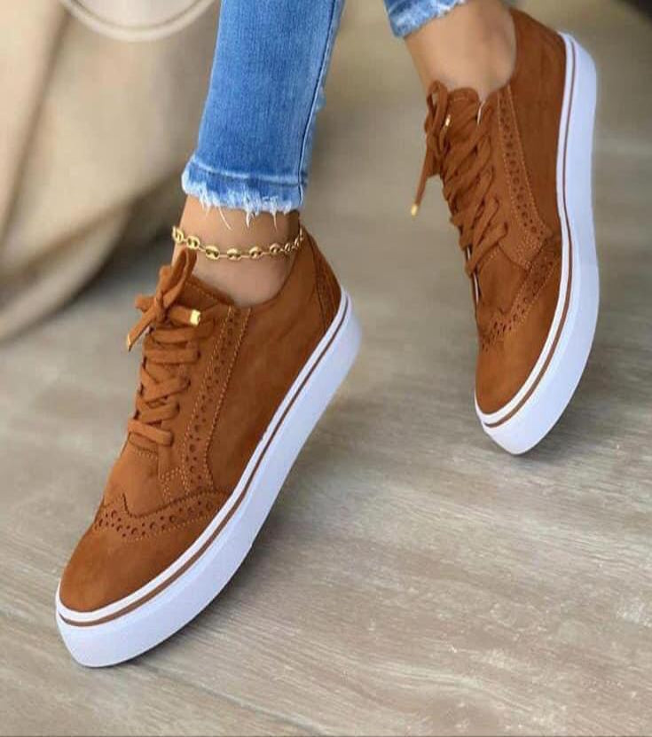 Chaussure à bout rond en viscose
