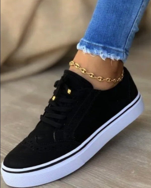 Chaussure à bout rond en viscose