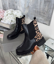 Damen Winter Stiefel Bequem Kunstleder Kniehoch 2