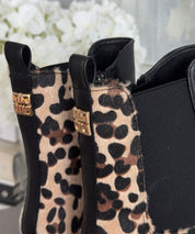 Damen Winter Stiefel Bequem Kunstleder Kniehoch 3