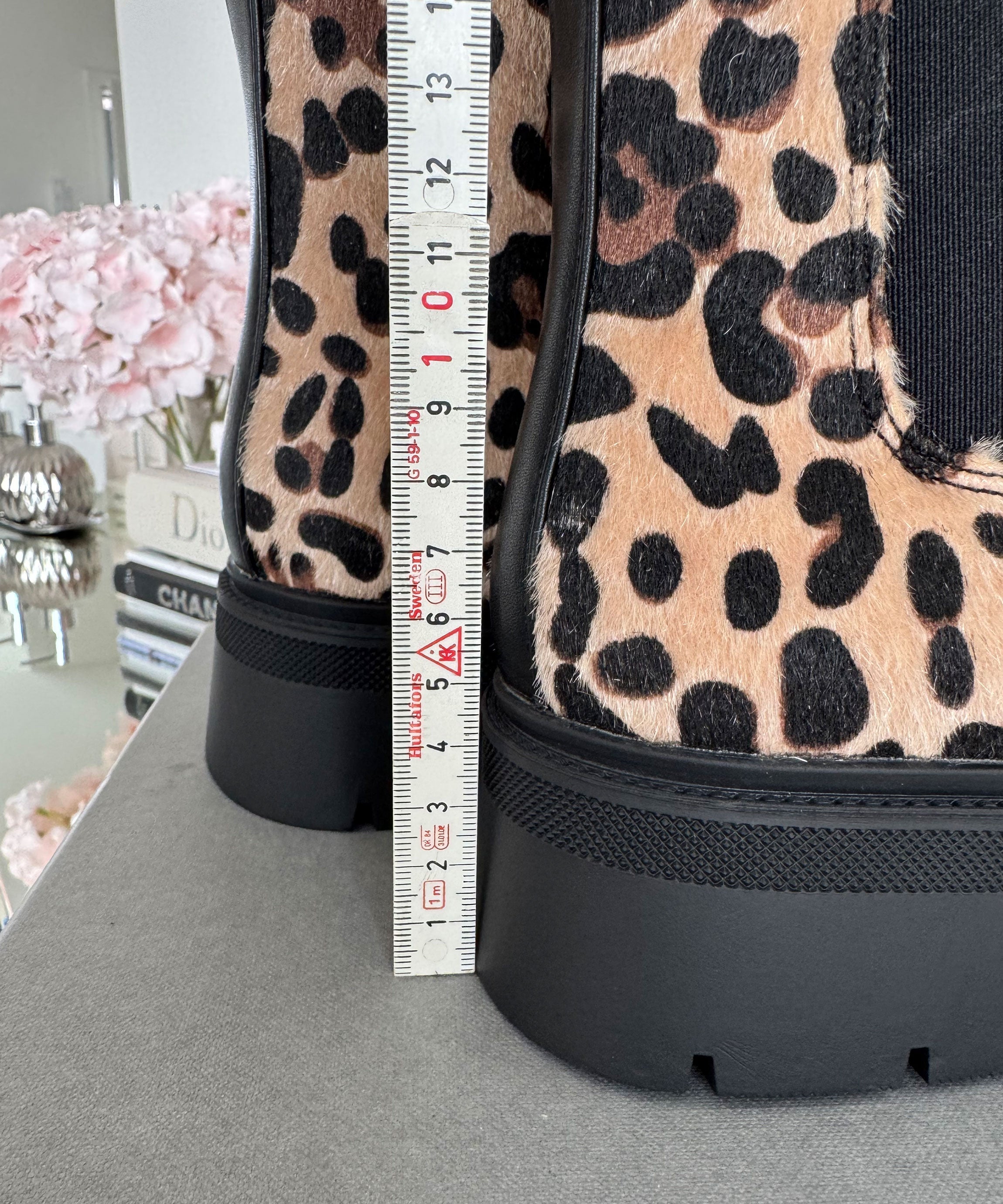 Damen Winter Stiefel Bequem Kunstleder Kniehoch 5