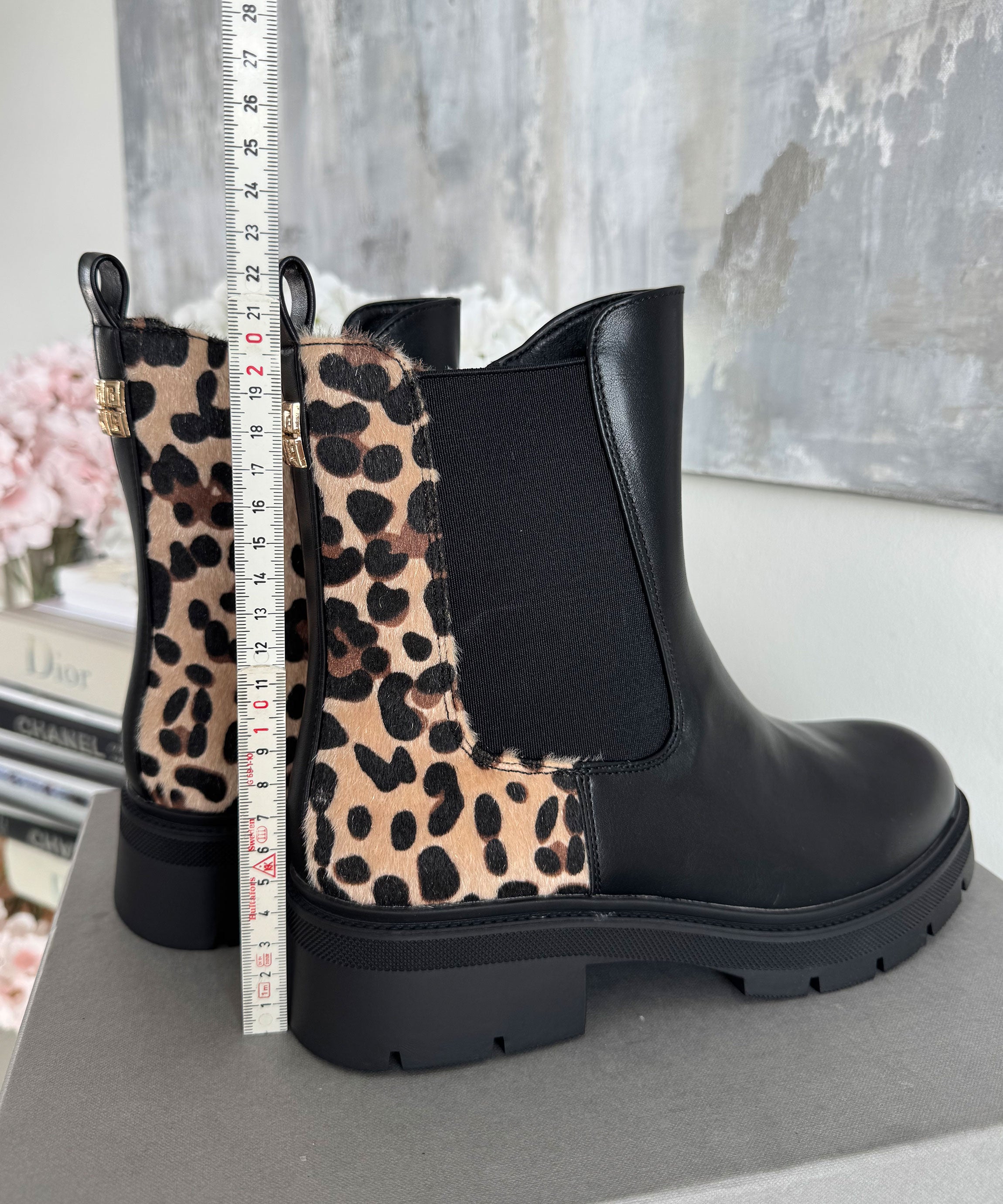 Damen Winter Stiefel Bequem Kunstleder Kniehoch 6
