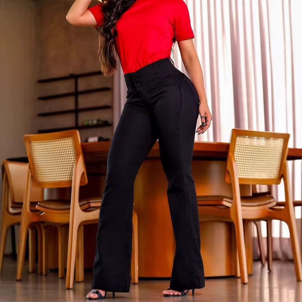 Jeans taille haute sexy