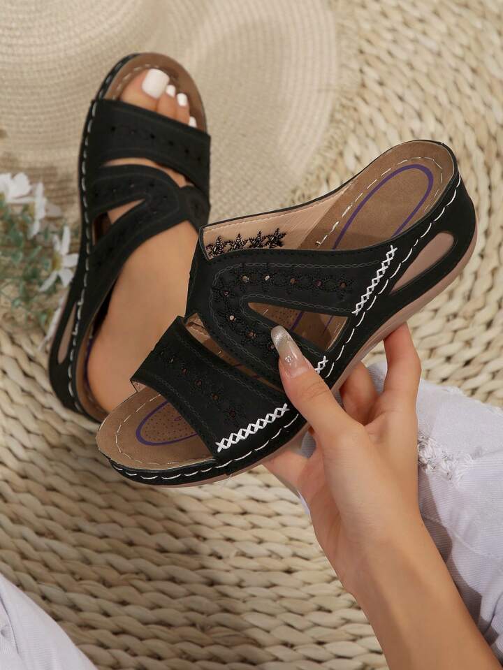 sandales brodées
