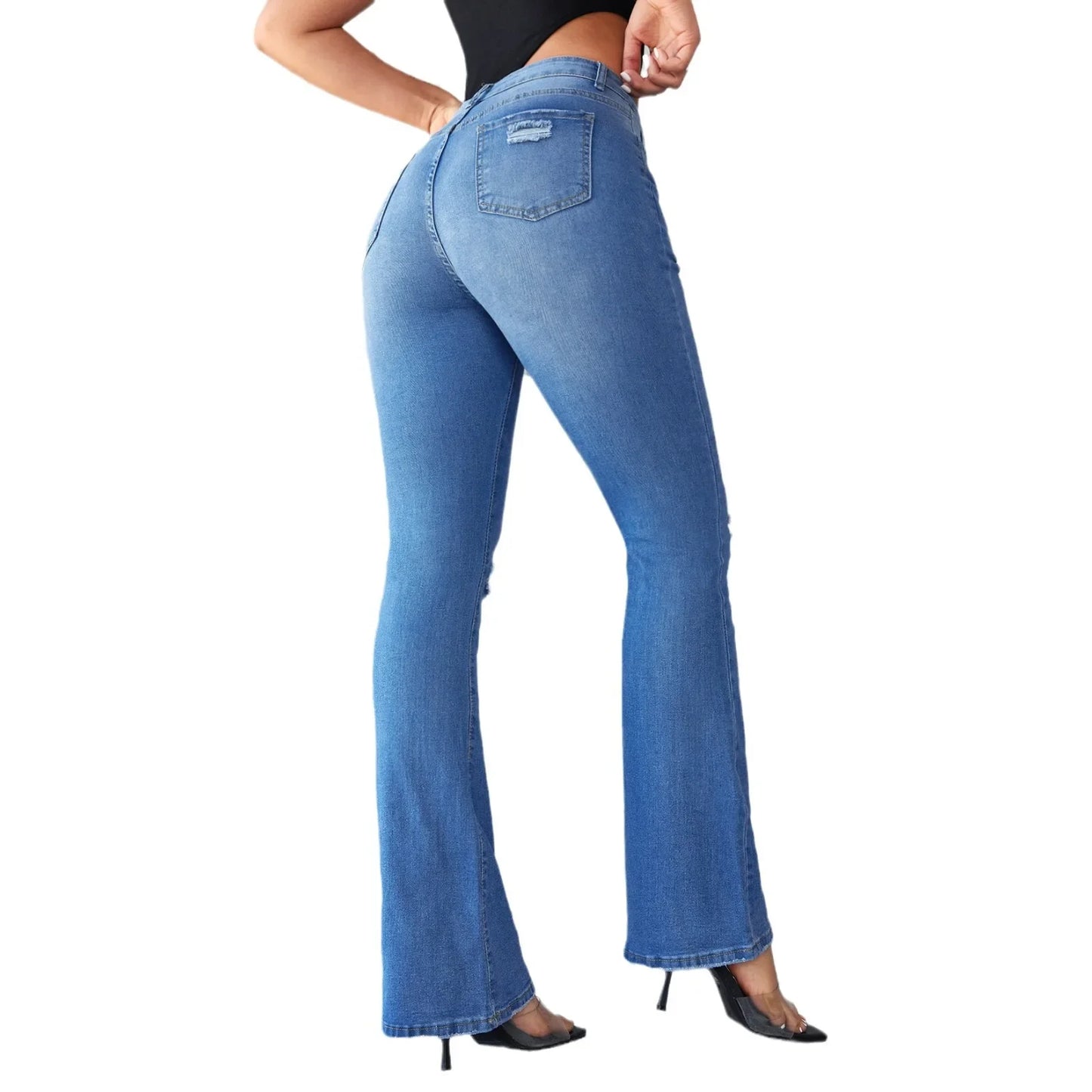 Jean court Happy