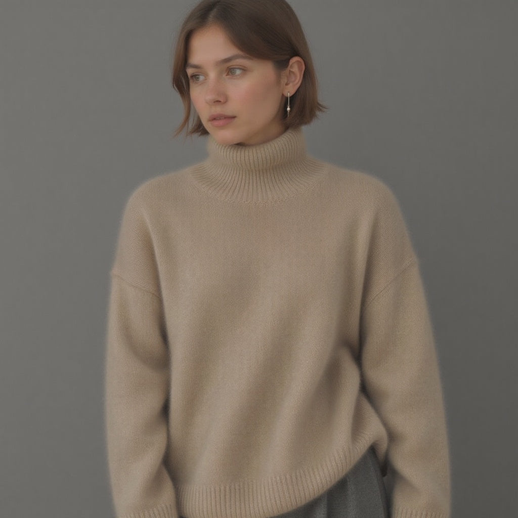 Pull cachemire confortable