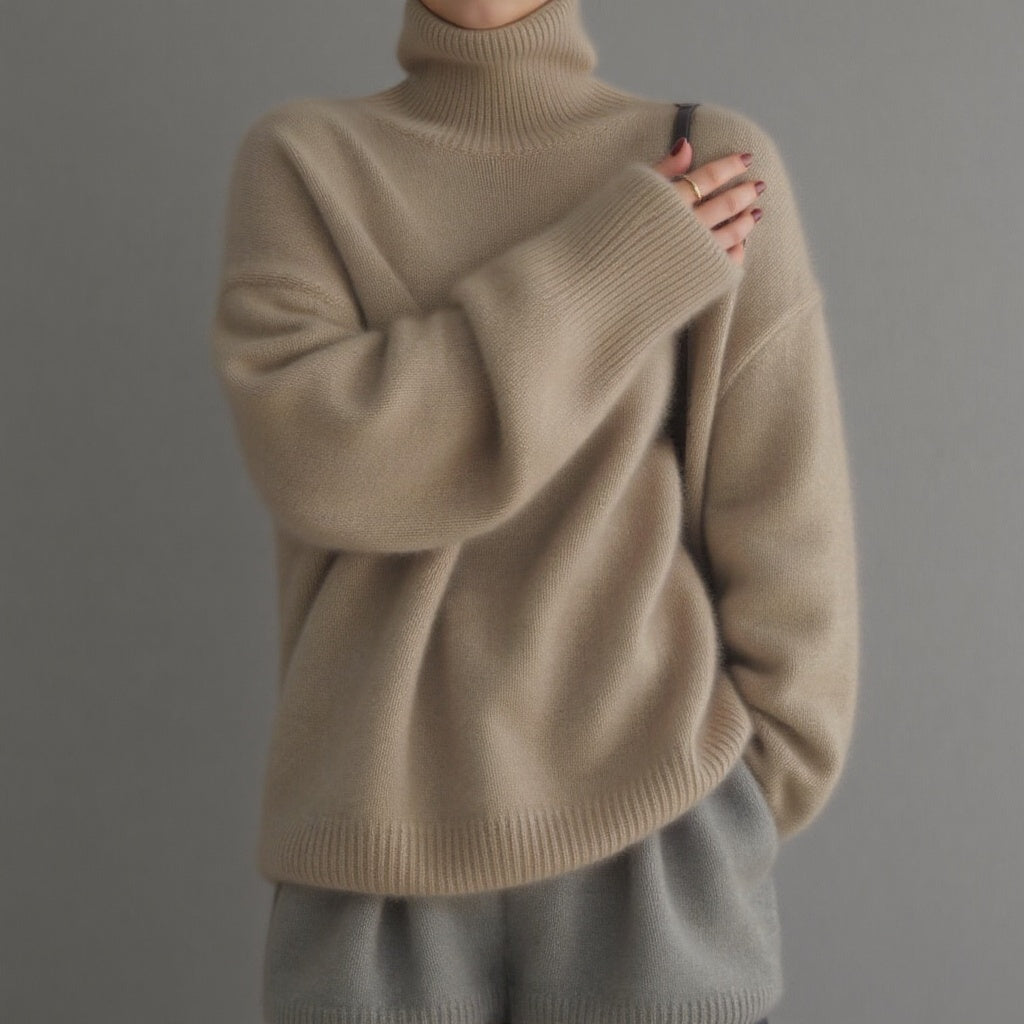 Pull cachemire confortable