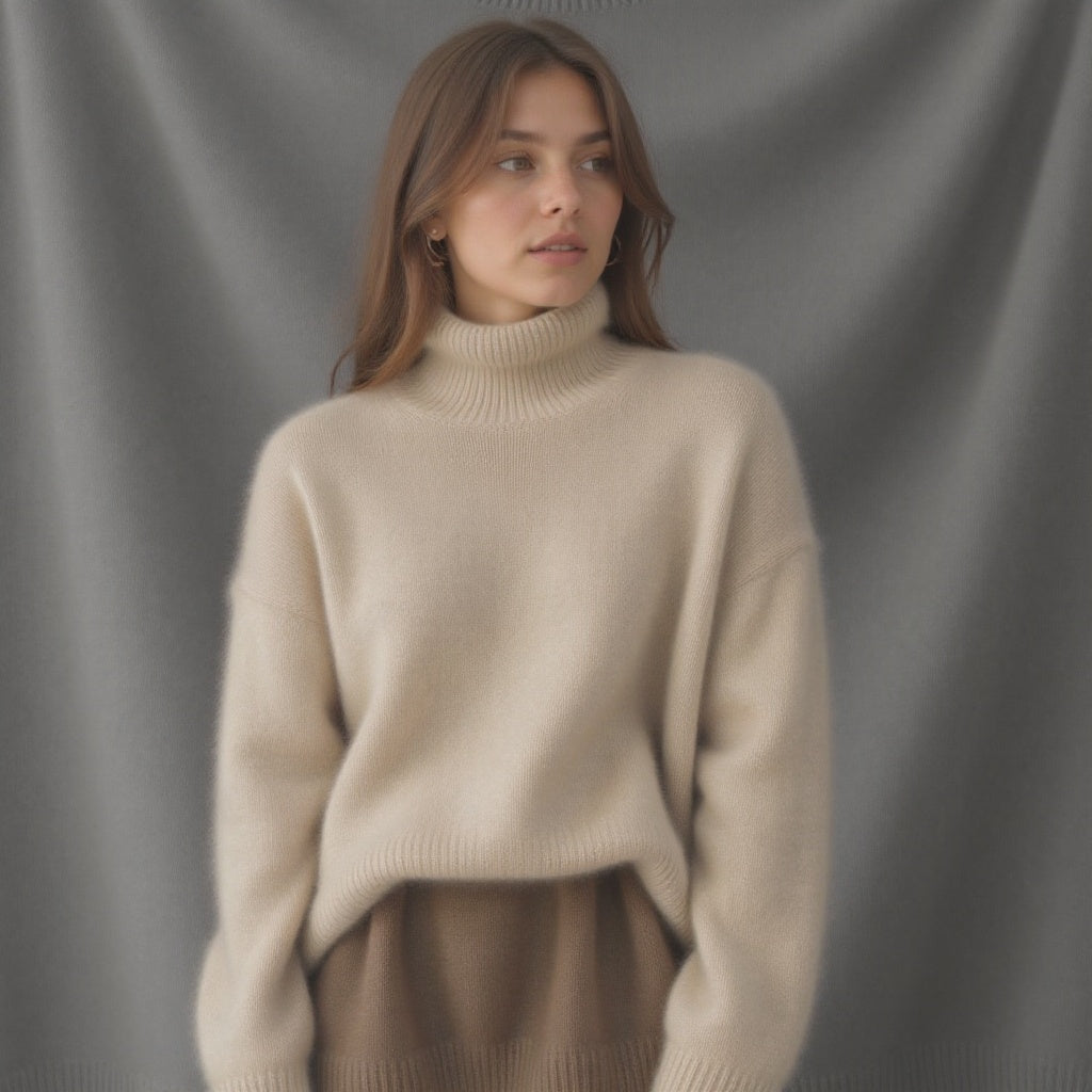 Pull cachemire confortable
