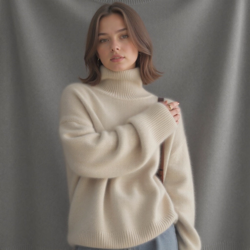 Pull cachemire confortable