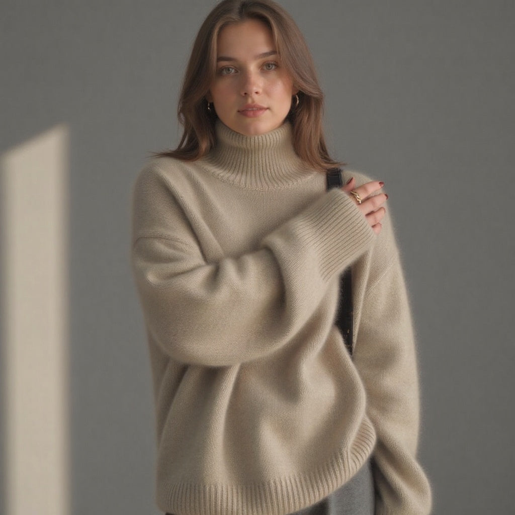 Pull cachemire confortable