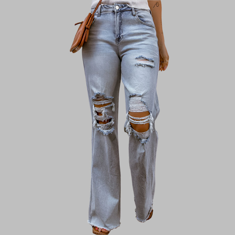 Angelina's ripped jeans