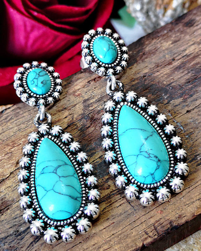 boucles d'oreilles en argent antique