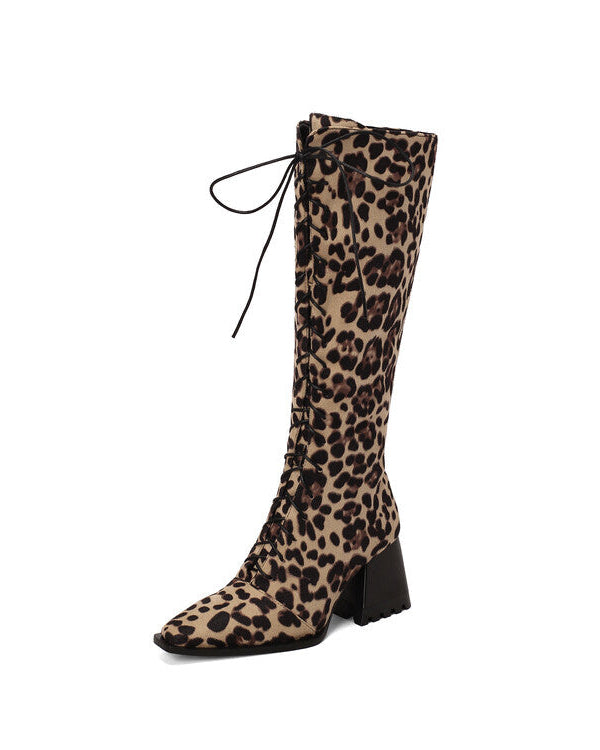 Leopard Print Boot