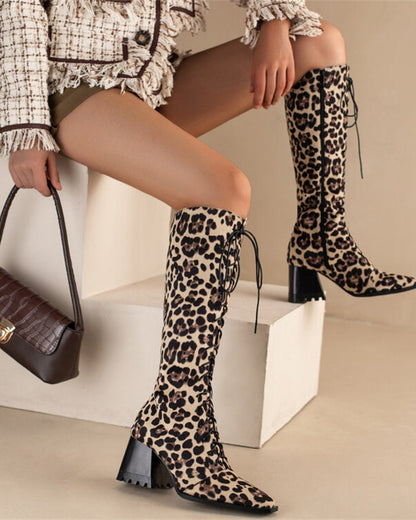 Leopard Print Boot