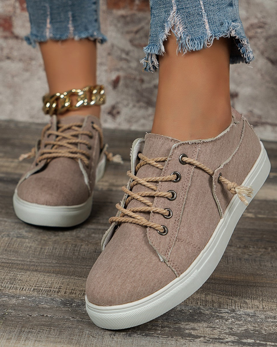 baskets en jean