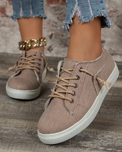 baskets en jean