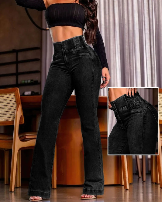 Jeans taille haute sexy