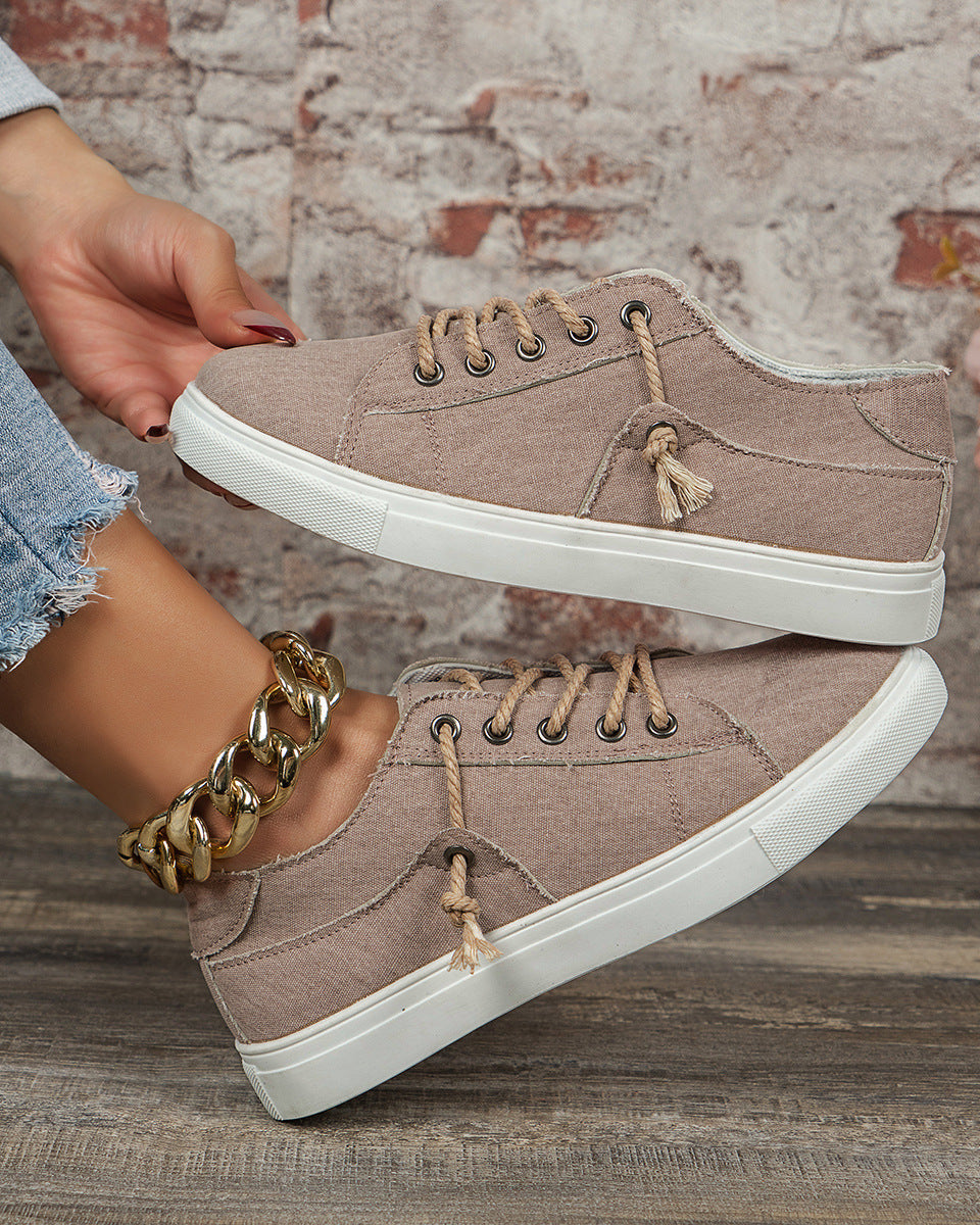 baskets en jean