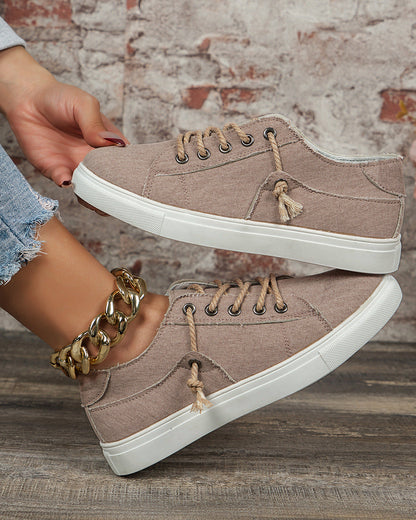 baskets en jean