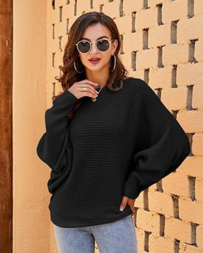 loose round neck blouse