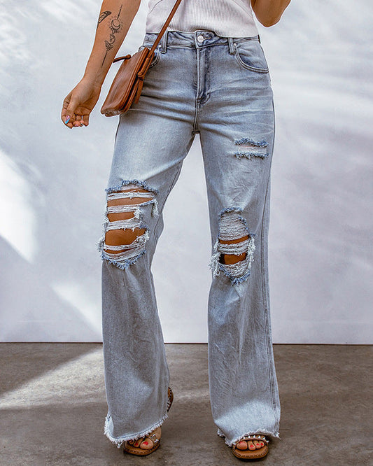 Angelina's ripped jeans