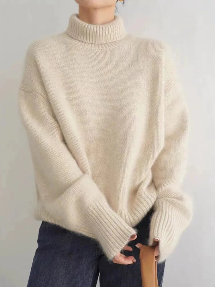 Pull cachemire confortable