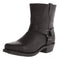 Damen Mittelhohe Biker-Stiefel Robustes Leder Mit Harness-Detail 7