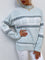 Damenpullover Halber Rollkragen Winter Schneeflockenmuster Polyester 2