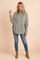 Damenpullover Oversized Rollkragen Bequem Strick für Herbst und Winter 1