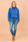 Damenpullover Rollkragen Zopfmuster Bequem 100% Baumwolle 4
