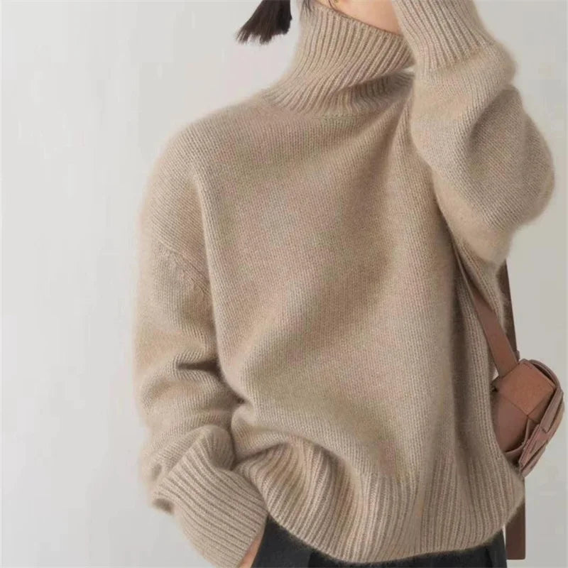 Pull cachemire confortable