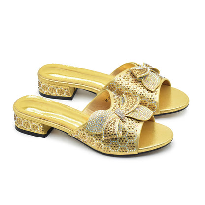 Sandales ornées de strass