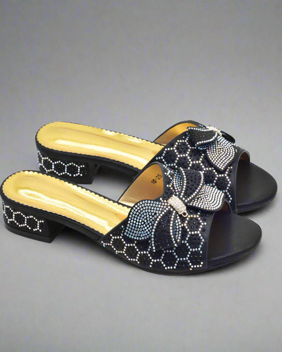 Sandales ornées de strass