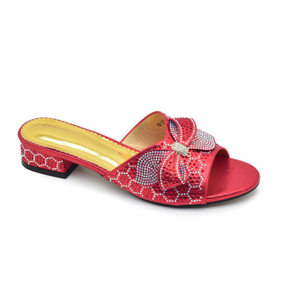 Sandales ornées de strass