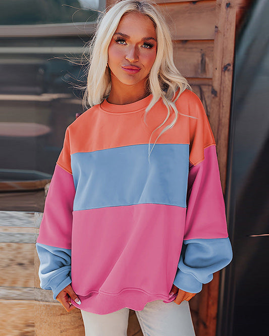 Sweat-shirt patchwork Samantha