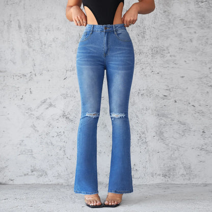 Jean court Happy
