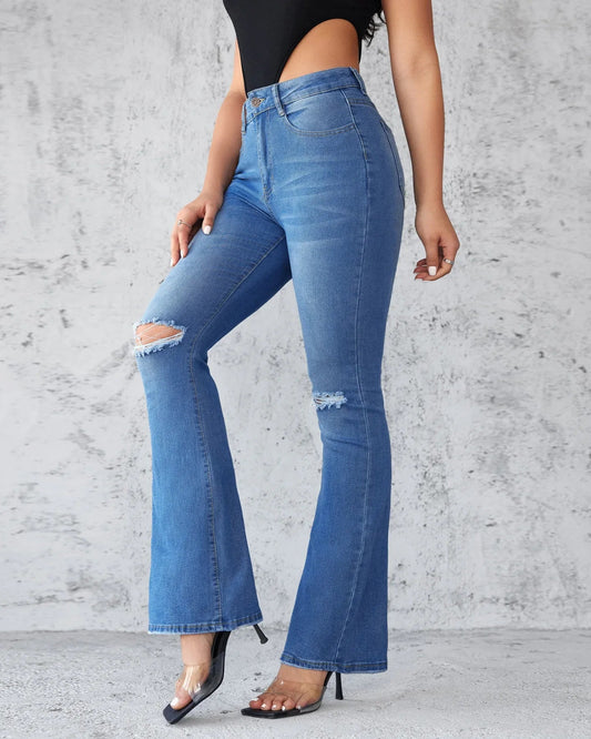 Jean court Happy