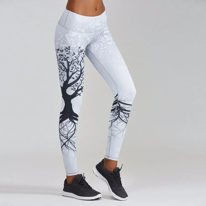 Legging de yoga à imprimé graphique