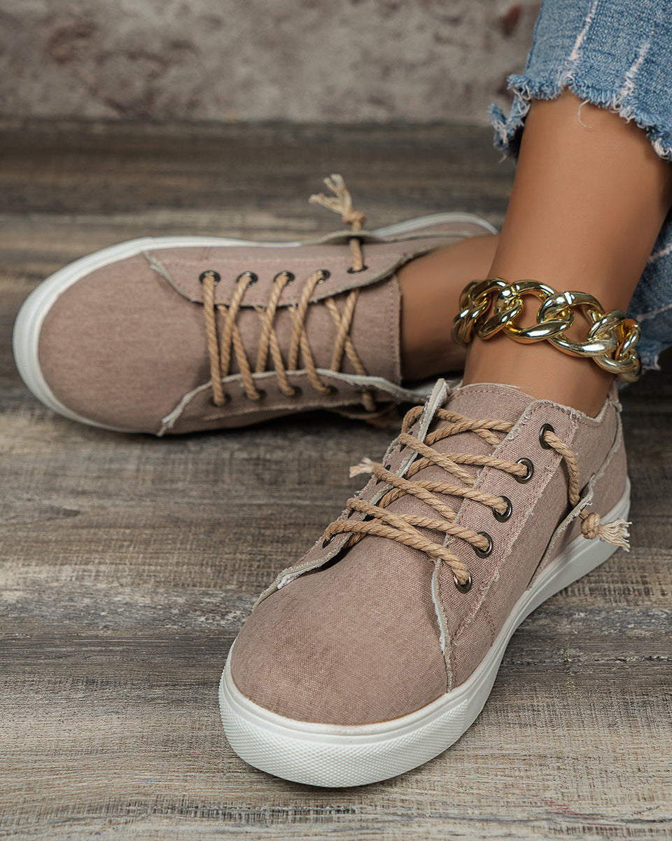baskets en jean