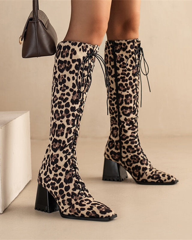 Leopard Print Boot