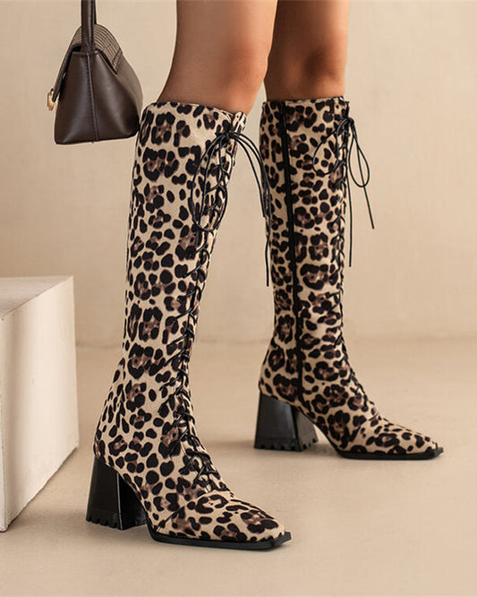 Leopard Print Boot