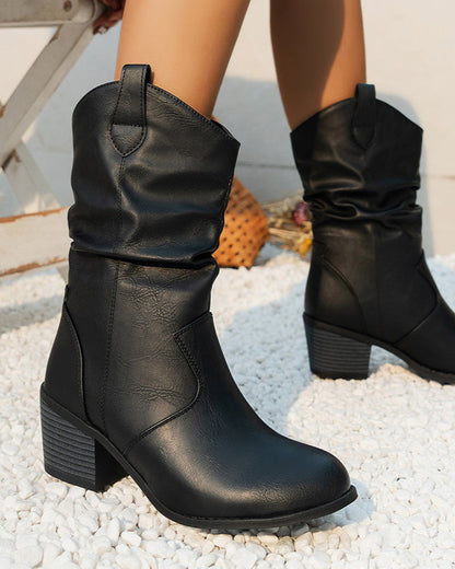 bottes de cowboy western anciennes