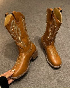 Bottes Martin brodées