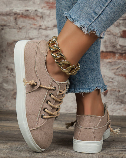 baskets en jean