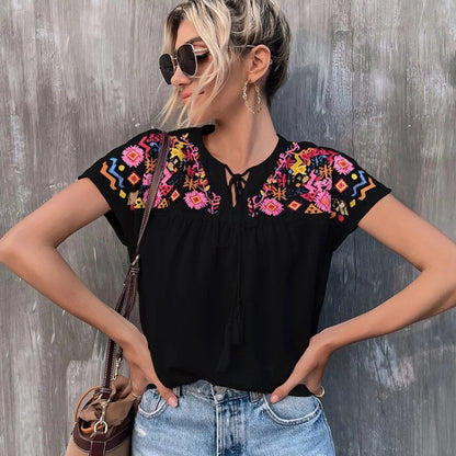 Chemisier fleuri Fallon