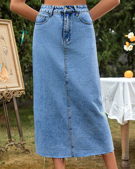 jupe en jean tendance