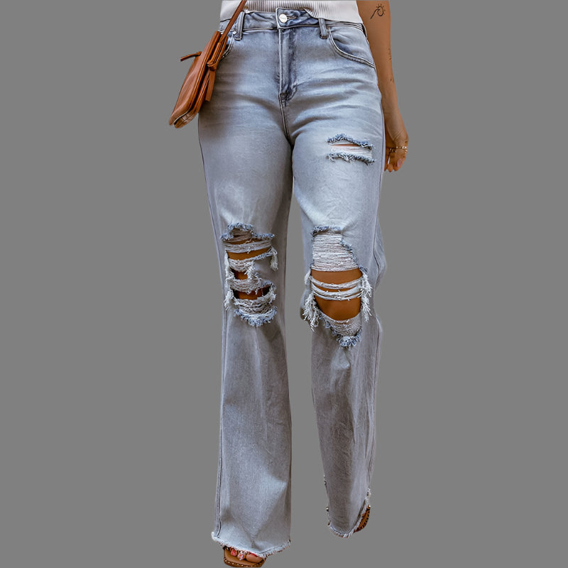 Angelina's ripped jeans