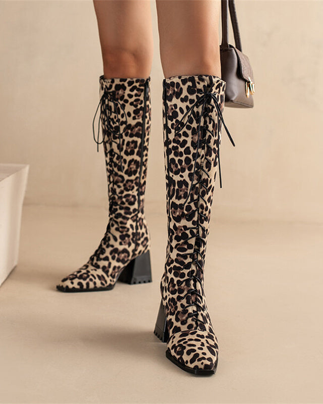 Leopard Print Boot