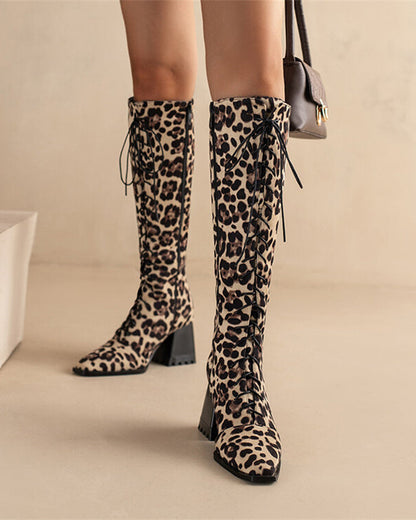 Leopard Print Boot